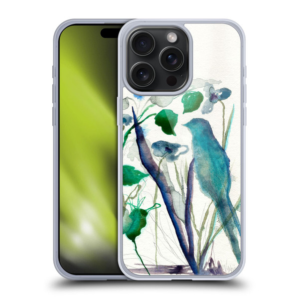 Wyanne Birds Watercolour Bird Soft Gel Case for Apple iPhone 15 Pro Max