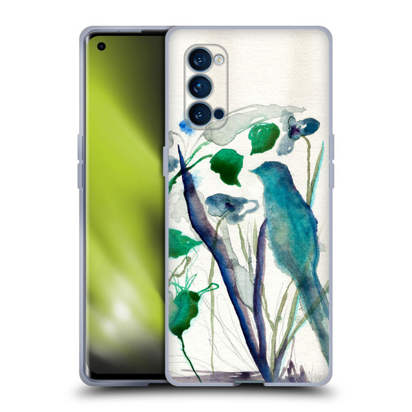 Wyanne Birds Watercolour Bird Soft Gel Case for OPPO Reno 4 Pro 5G