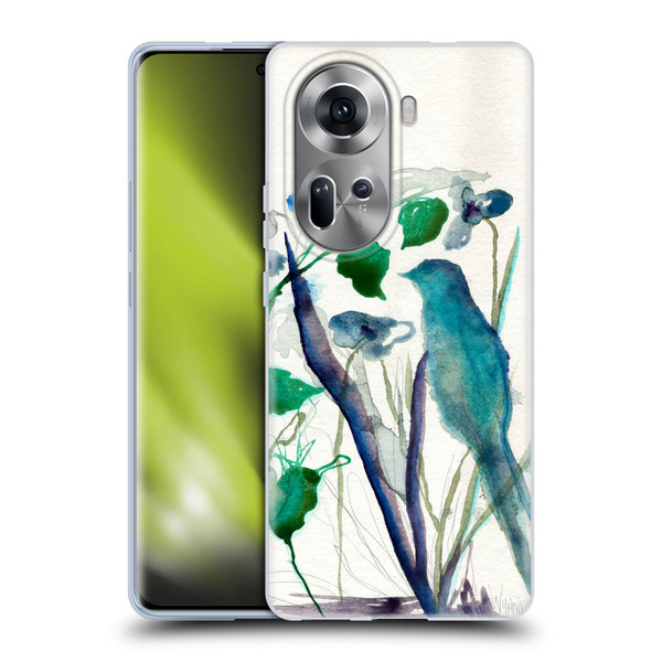Wyanne Birds Watercolour Bird Soft Gel Case for OPPO Reno11