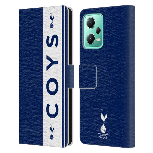 Tottenham Hotspur F.C. Badge COYS Leather Book Wallet Case Cover For Xiaomi Redmi Note 12 5G