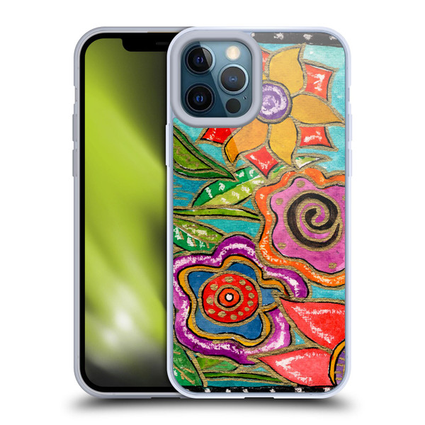 Wyanne Nature Funky Flower Garden Soft Gel Case for Apple iPhone 12 Pro Max