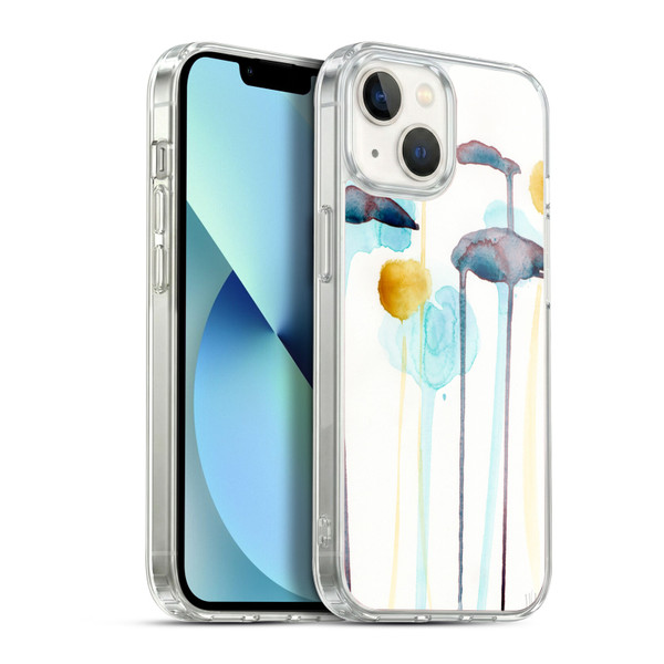 Wyanne Nature Botanical Watercolour Soft Gel Case for Apple iPhone 13