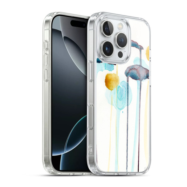 Wyanne Nature Botanical Watercolour Soft Gel Case for Apple iPhone 16 Pro & MagSafe