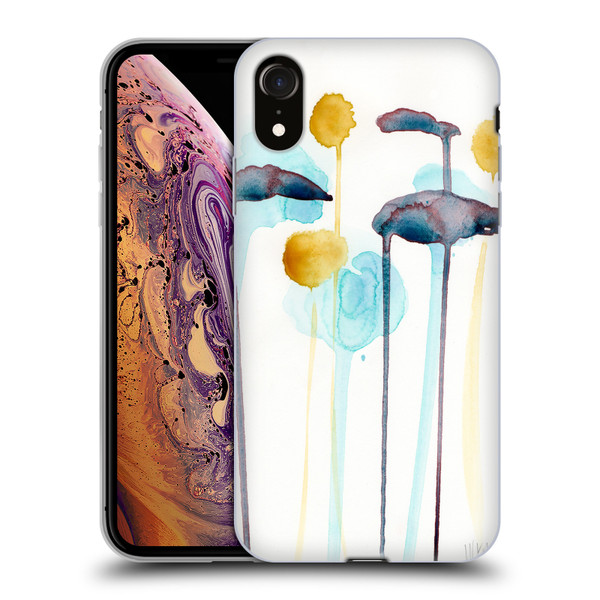 Wyanne Nature Botanical Watercolour Soft Gel Case for Apple iPhone XR