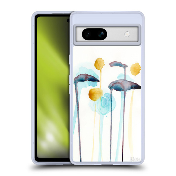 Wyanne Nature Botanical Watercolour Soft Gel Case for Google Pixel 7a