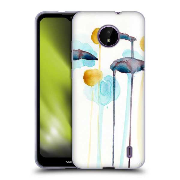 Wyanne Nature Botanical Watercolour Soft Gel Case for Nokia C10 / C20