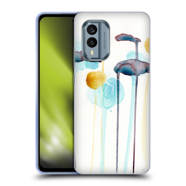 Wyanne Nature Botanical Watercolour Soft Gel Case for Nokia X30