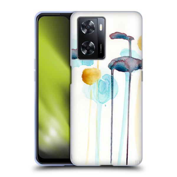 Wyanne Nature Botanical Watercolour Soft Gel Case for OPPO A57s