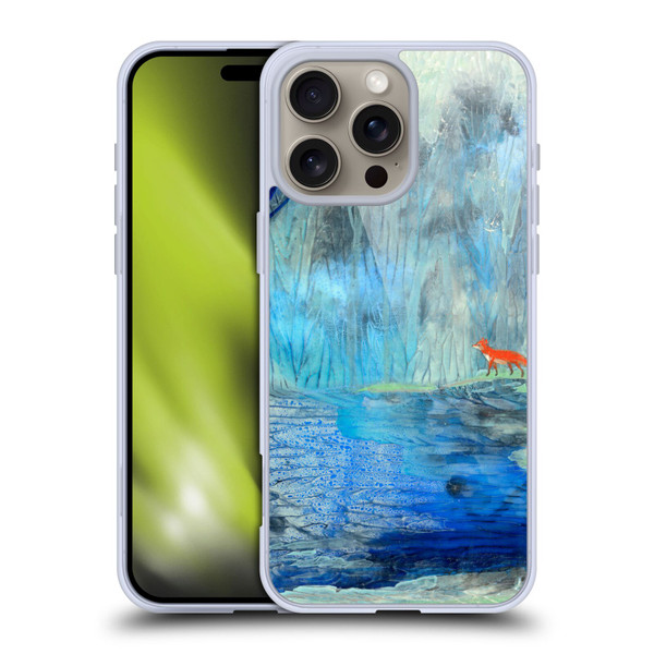 Wyanne Nature 2 Red Fox Blue River Soft Gel Case for Apple iPhone 16 Pro Max