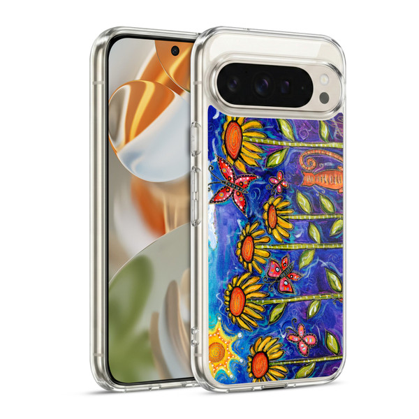 Wyanne Nature 2 Sundown Sunflowers Soft Gel Case for Google Pixel 9 / Pixel 9 Pro