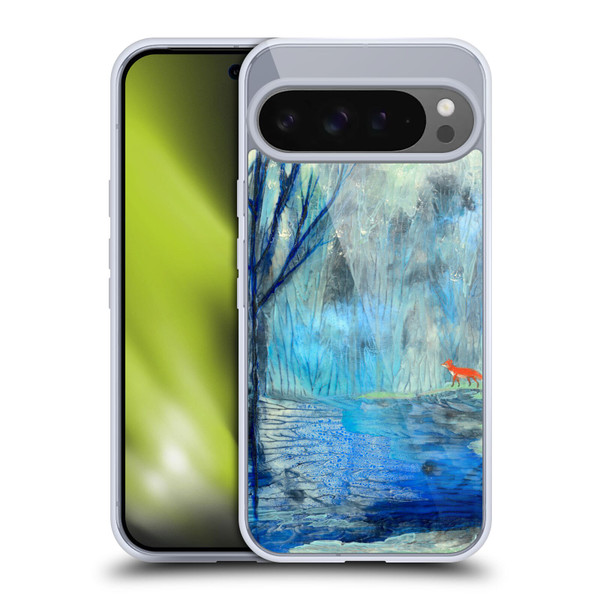 Wyanne Nature 2 Red Fox Blue River Soft Gel Case for Google Pixel 9 Pro XL