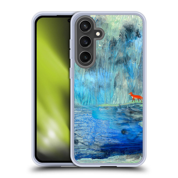 Wyanne Nature 2 Red Fox Blue River Soft Gel Case for Samsung Galaxy S24 FE