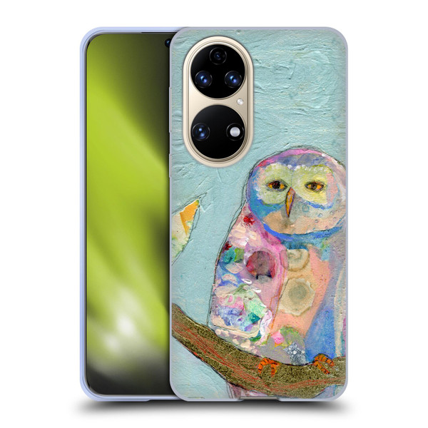 Wyanne Owl Watercolour Art Soft Gel Case for Huawei P50