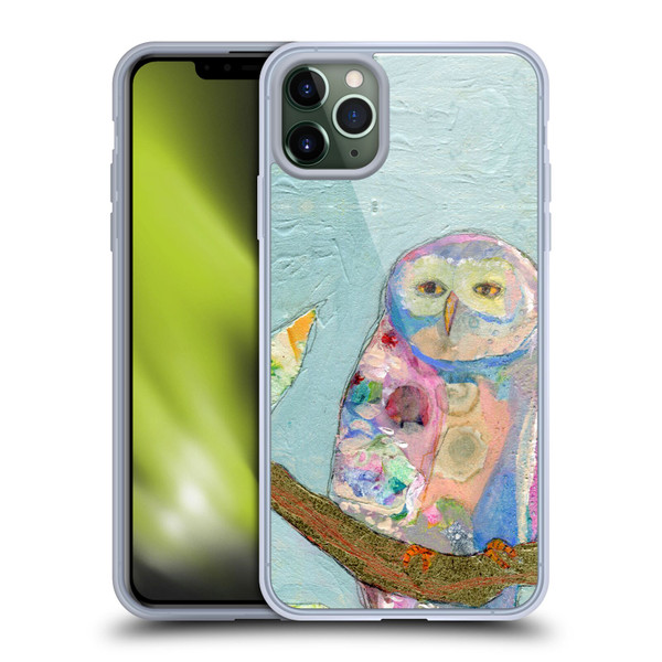 Wyanne Owl Watercolour Art Soft Gel Case for Apple iPhone 11 Pro Max