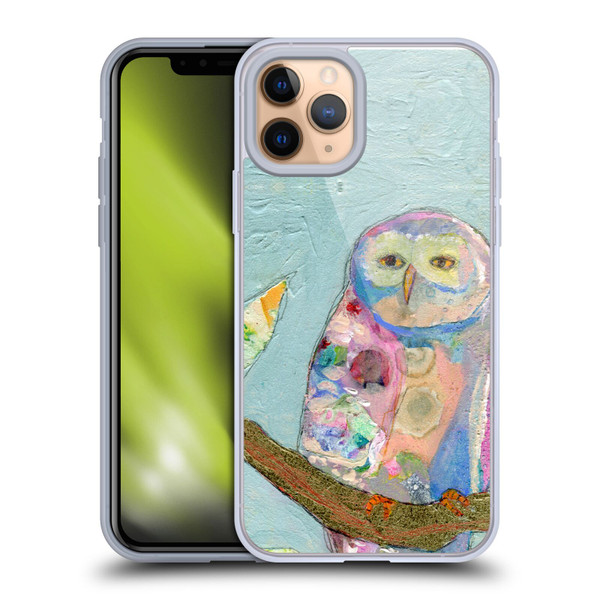 Wyanne Owl Watercolour Art Soft Gel Case for Apple iPhone 11 Pro