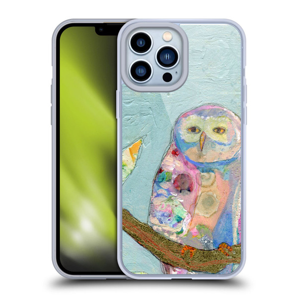 Wyanne Owl Watercolour Art Soft Gel Case for Apple iPhone 13 Pro Max