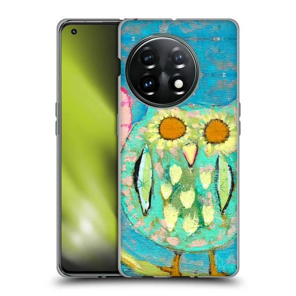 Wyanne Owl Bird Painting Soft Gel Case for OnePlus 11 5G