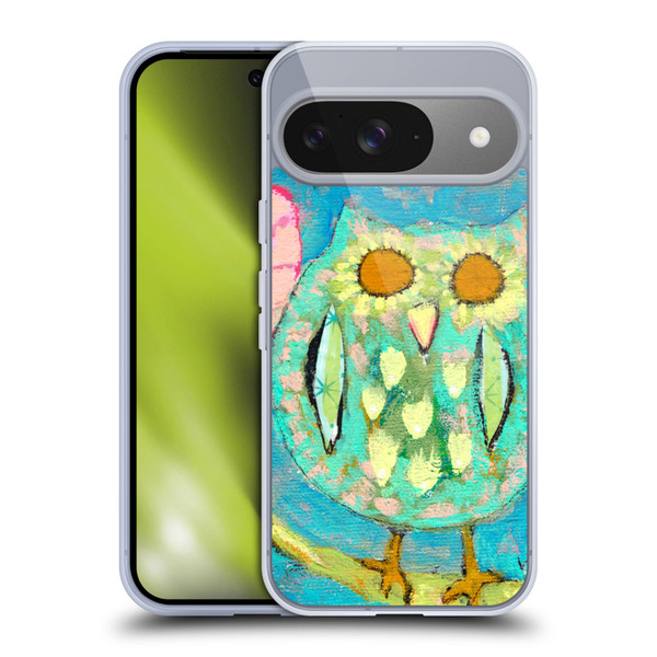 Wyanne Owl Bird Painting Soft Gel Case for Google Pixel 9 / Pixel 9 Pro