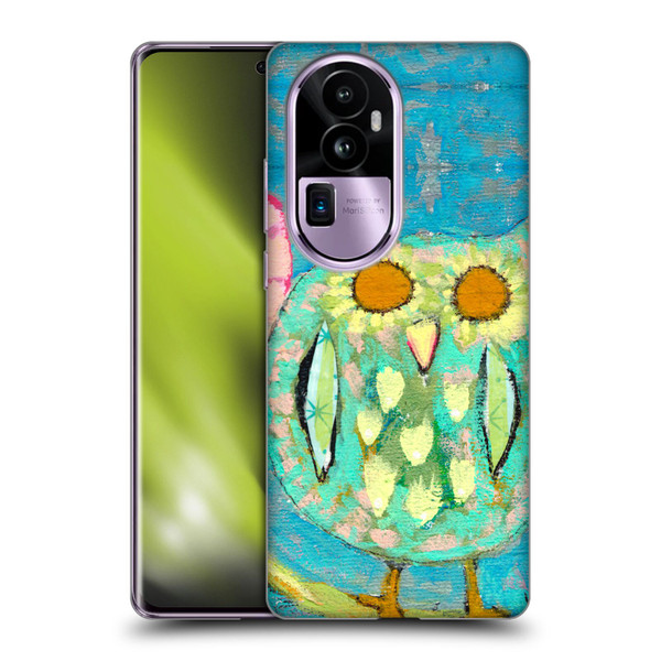 Wyanne Owl Bird Painting Soft Gel Case for OPPO Reno10 Pro+