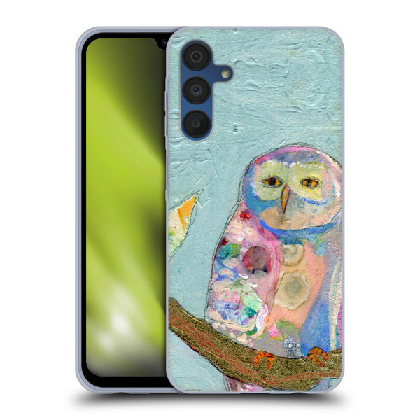 Wyanne Owl Watercolour Art Soft Gel Case for Samsung Galaxy A15
