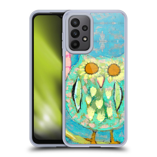 Wyanne Owl Bird Painting Soft Gel Case for Samsung Galaxy A23 / 5G (2022)