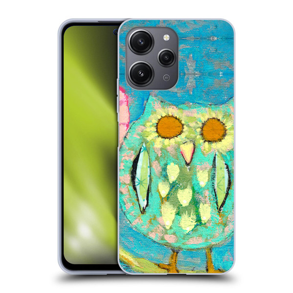 Wyanne Owl Bird Painting Soft Gel Case for Xiaomi Redmi 12