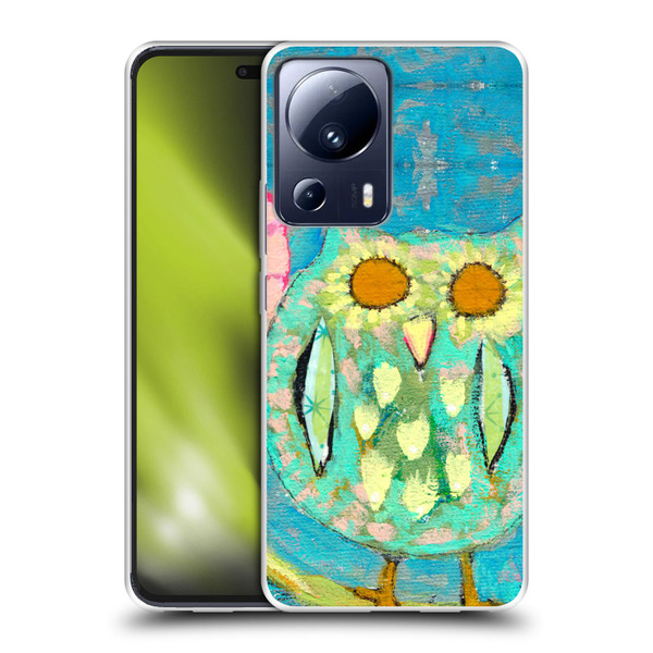 Wyanne Owl Bird Painting Soft Gel Case for Xiaomi 13 Lite 5G