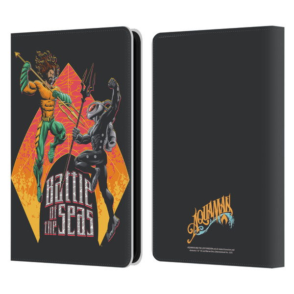 Aquaman And The Lost Kingdom Graphics Battle Of The Seas Leather Book Wallet Case Cover For Amazon Kindle 11th Gen 6in 2022