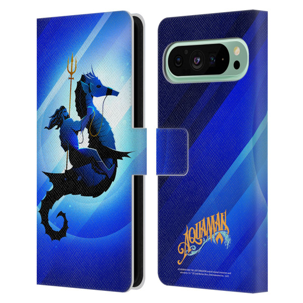Aquaman And The Lost Kingdom Graphics Arthur Curry And Storm Leather Book Wallet Case Cover For Google Pixel 9 Pro XL