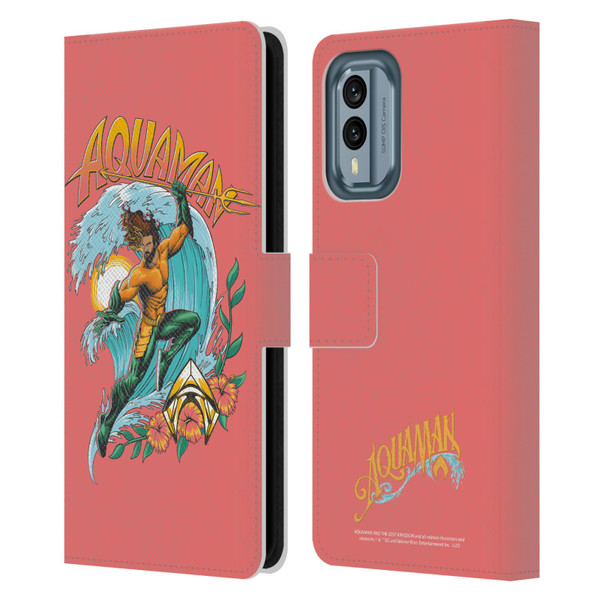 Aquaman And The Lost Kingdom Graphics Arthur Curry Art Leather Book Wallet Case Cover For Nokia X30