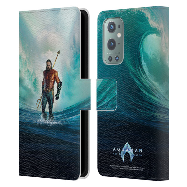 Aquaman And The Lost Kingdom Graphics Poster Leather Book Wallet Case Cover For OnePlus 9
