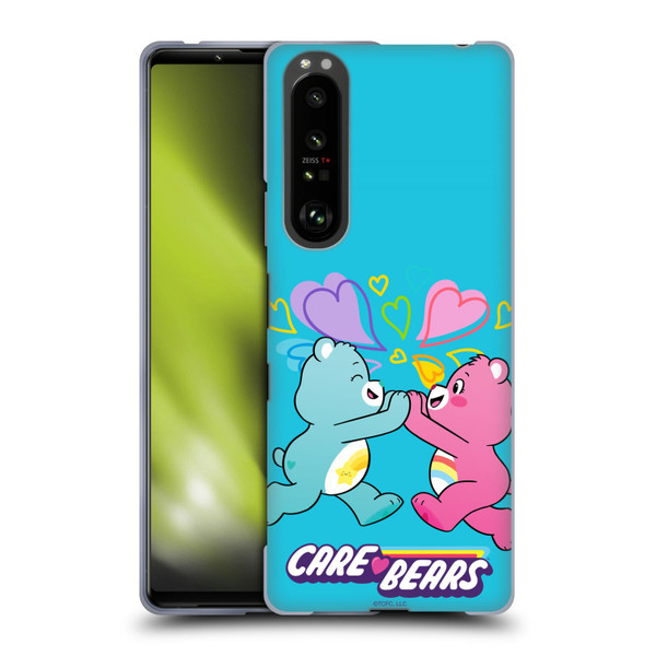 Care Bears Characters Funshine, Cheer And Grumpy Group 2 Soft Gel Case for Sony Xperia 1 III