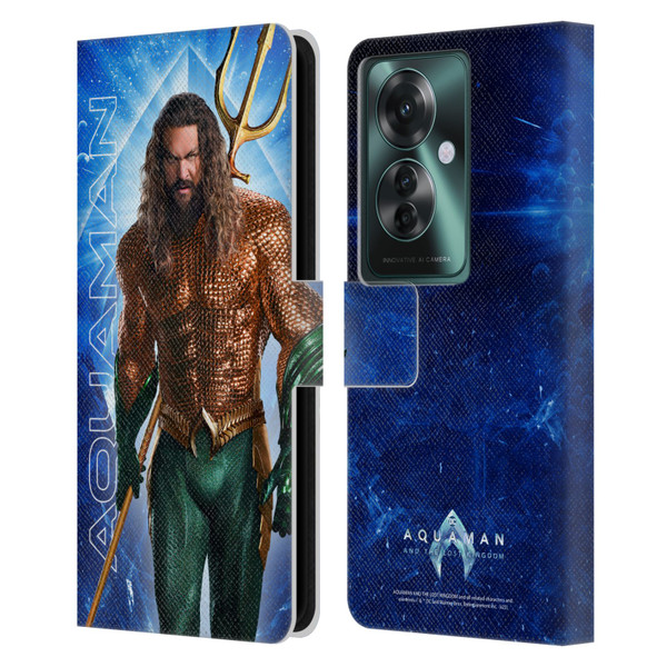 Aquaman And The Lost Kingdom Graphics Arthur Curry Leather Book Wallet Case Cover For OPPO Reno11 F 5G / F25 Pro 5G