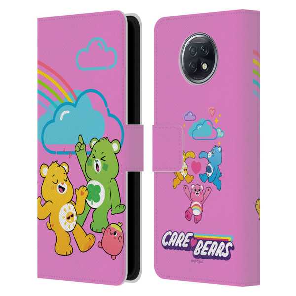 Care Bears Characters Funshine, Cheer And Grumpy Group Leather Book Wallet Case Cover For Xiaomi Redmi Note 9T 5G