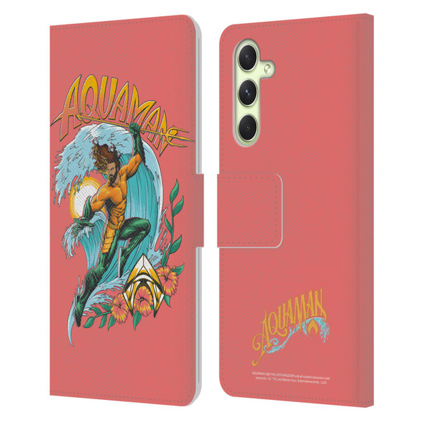 Aquaman And The Lost Kingdom Graphics Arthur Curry Art Leather Book Wallet Case Cover For Samsung Galaxy A54 5G