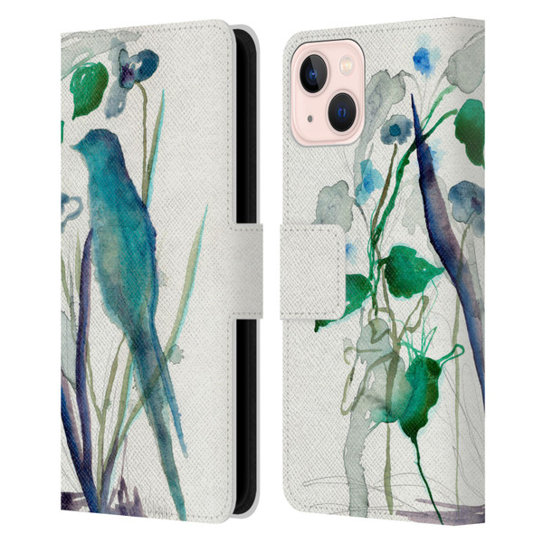 Wyanne Birds After Rain Leather Book Wallet Case Cover For Apple iPhone 13