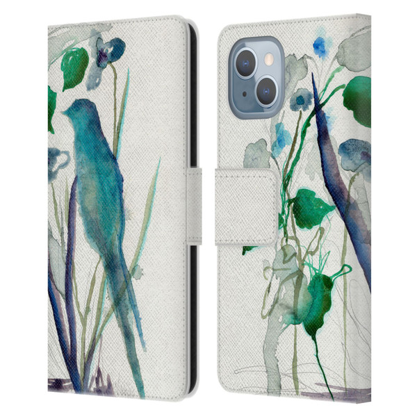 Wyanne Birds After Rain Leather Book Wallet Case Cover For Apple iPhone 14