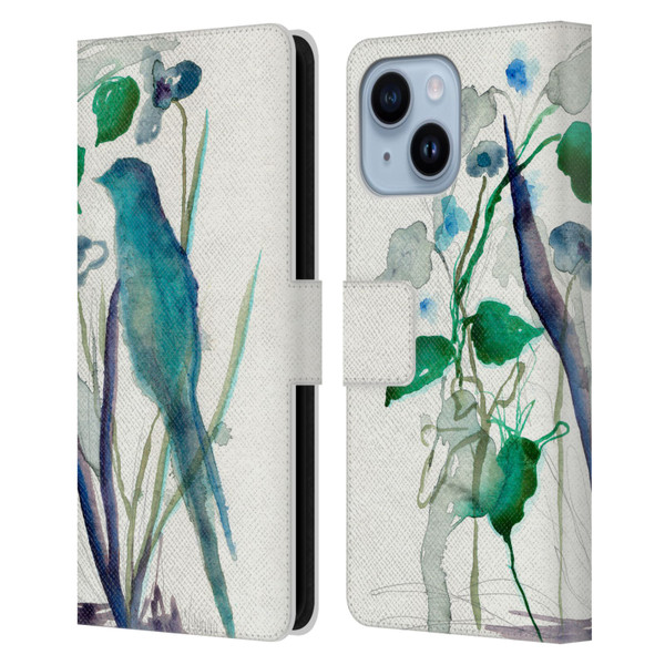 Wyanne Birds After Rain Leather Book Wallet Case Cover For Apple iPhone 14 Plus