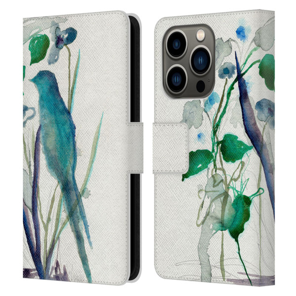 Wyanne Birds After Rain Leather Book Wallet Case Cover For Apple iPhone 14 Pro