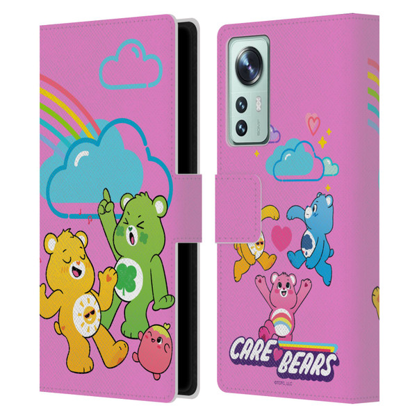 Care Bears Characters Funshine, Cheer And Grumpy Group Leather Book Wallet Case Cover For Xiaomi 12