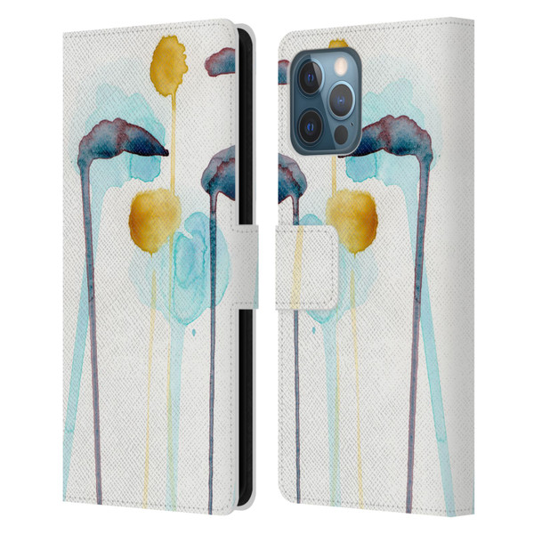 Wyanne Nature Botanical Study 3 Leather Book Wallet Case Cover For Apple iPhone 12 Pro Max