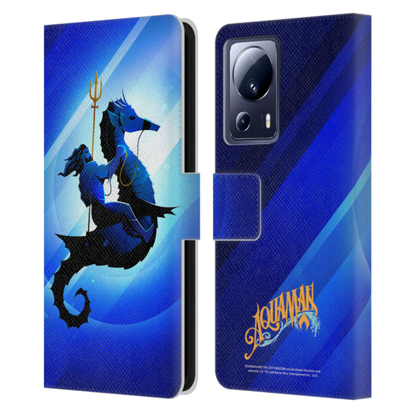 Aquaman And The Lost Kingdom Graphics Arthur Curry And Storm Leather Book Wallet Case Cover For Xiaomi 13 Lite 5G