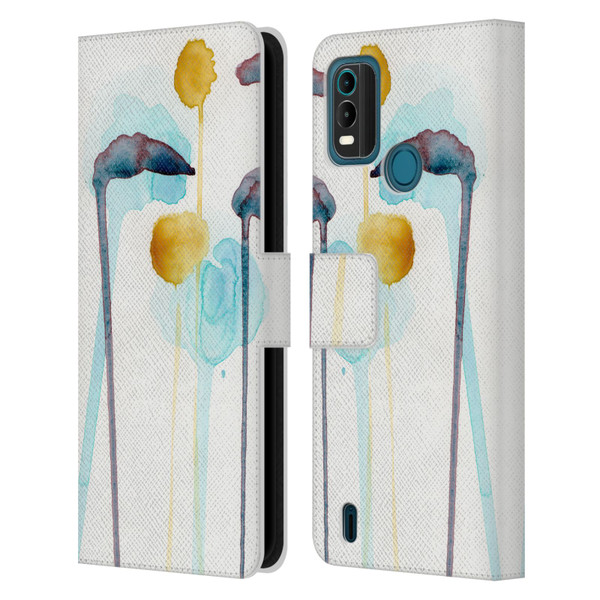 Wyanne Nature Botanical Study 3 Leather Book Wallet Case Cover For Nokia G11 Plus