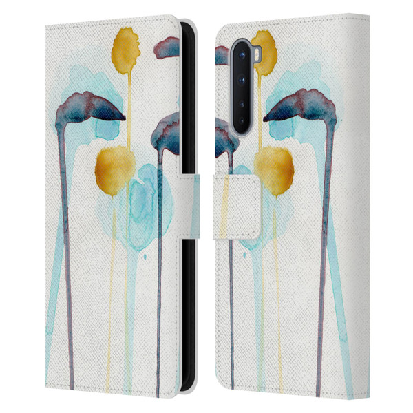 Wyanne Nature Botanical Study 3 Leather Book Wallet Case Cover For OnePlus Nord 5G