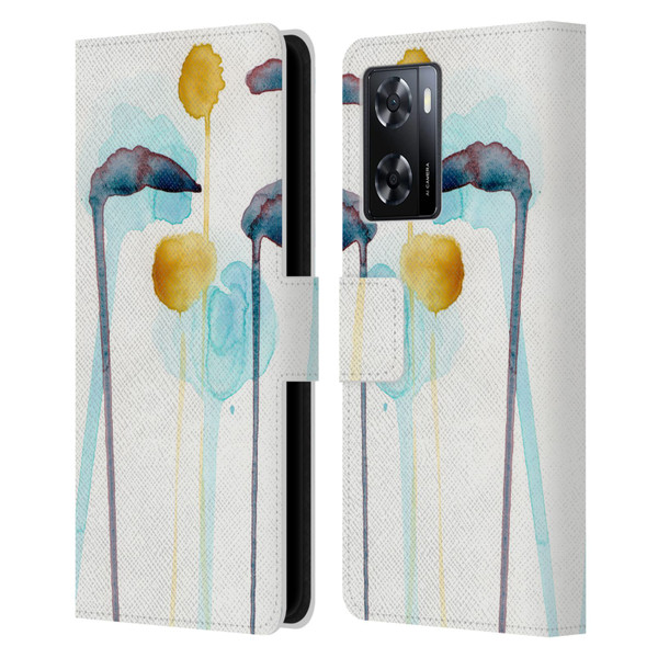Wyanne Nature Botanical Study 3 Leather Book Wallet Case Cover For OPPO A57s