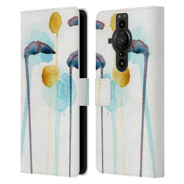 Wyanne Nature Botanical Study 3 Leather Book Wallet Case Cover For Sony Xperia Pro-I