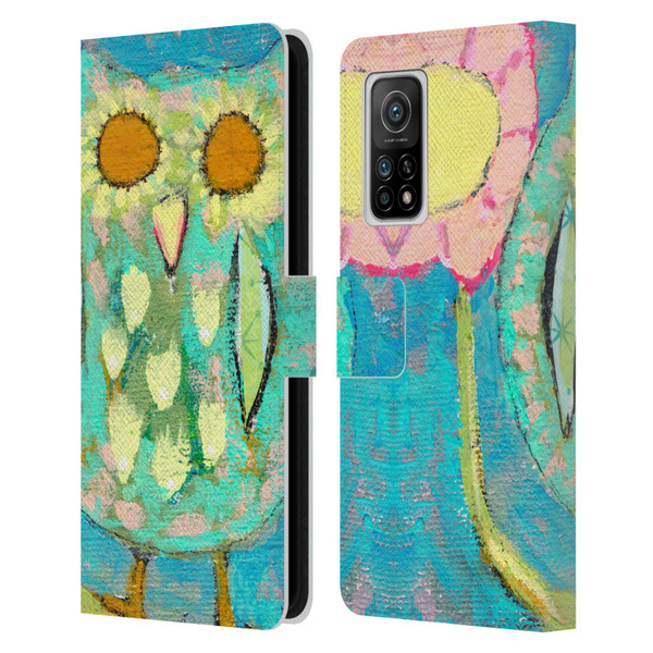 Wyanne Owl Blinded By The Light Leather Book Wallet Case Cover For Xiaomi Mi 10T 5G