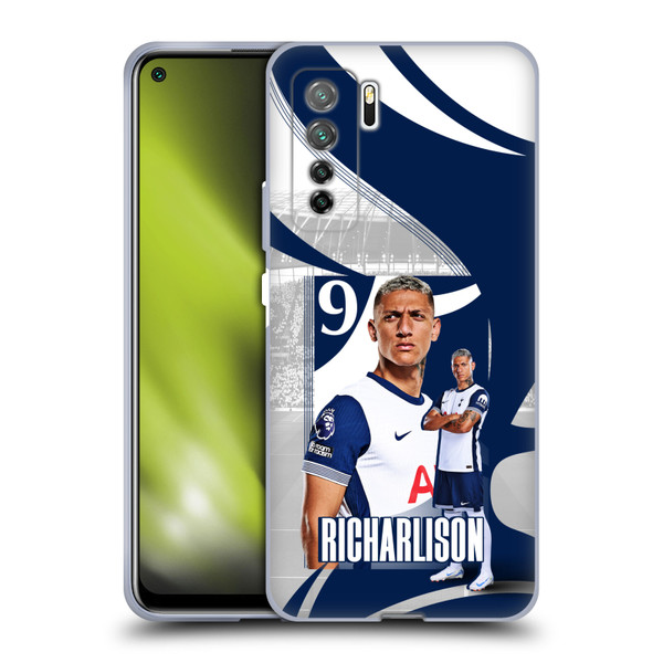 Tottenham Hotspur F.C. 2024/25 First Team Richarlison Soft Gel Case for Huawei Nova 7 SE/P40 Lite 5G