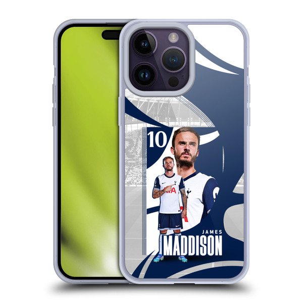 Tottenham Hotspur F.C. 2024/25 First Team James Maddison Soft Gel Case for Apple iPhone 14 Pro Max