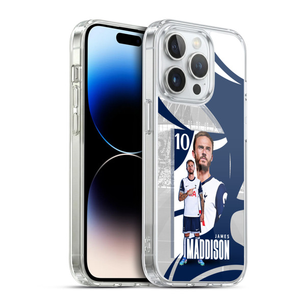Tottenham Hotspur F.C. 2024/25 First Team James Maddison Soft Gel Case for Apple iPhone 14 Pro & MagSafe
